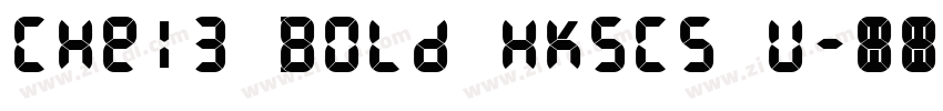 CHei3 Bold HKSCS U字体转换